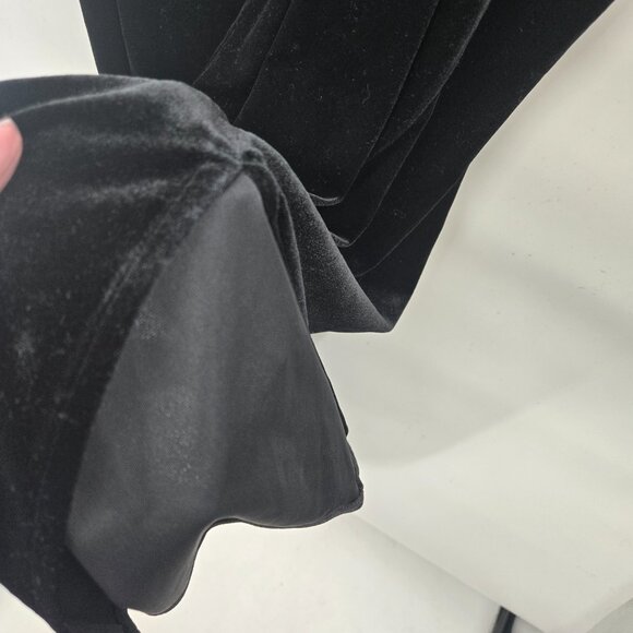 Gap Black Velvet Spaghetti Strap Cami Maxi Dress XXL - Picture 9 of 9